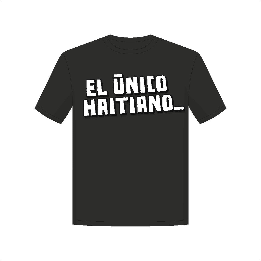 Playera negra Caskarita Último Haitiano Martinoli