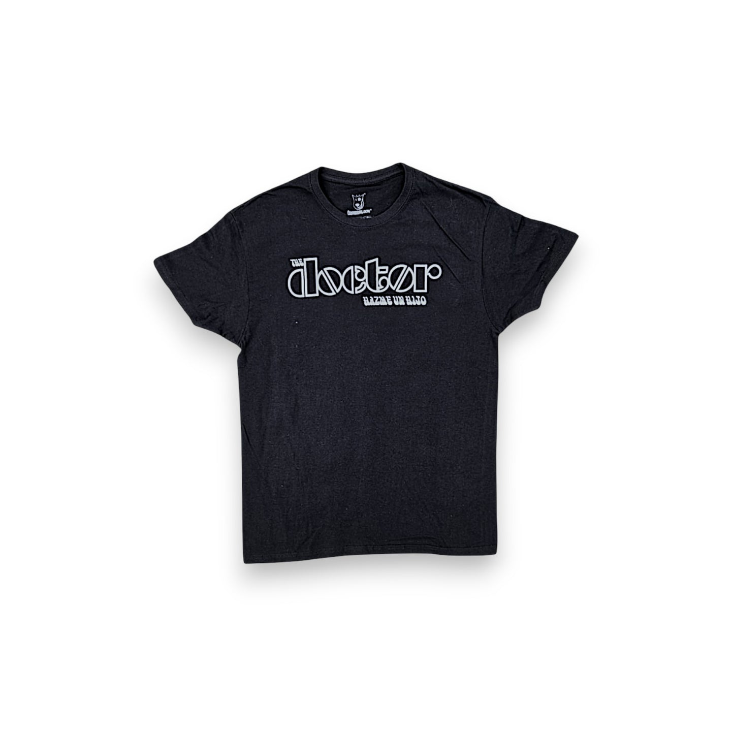 Playera Doctor "HAZME UN HIJO" Letras Negras Caskarita premium