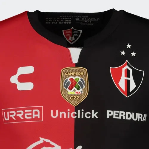 Jersey Charly Futbol Atlas Local 22/23 Multicolor Rojinegra.
