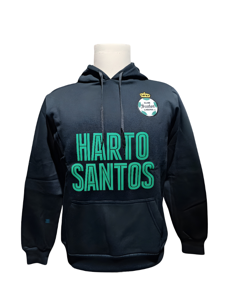 Sudadera Harto Santos Negra Caskarita Premium