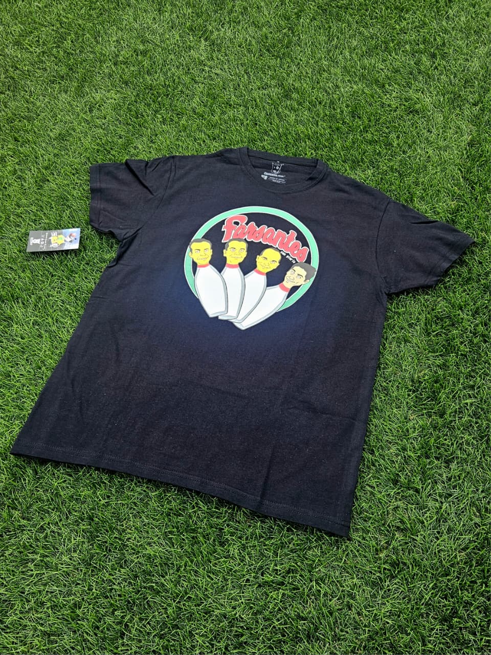 Playera Farsantes con gloria bolos Caskarita premium