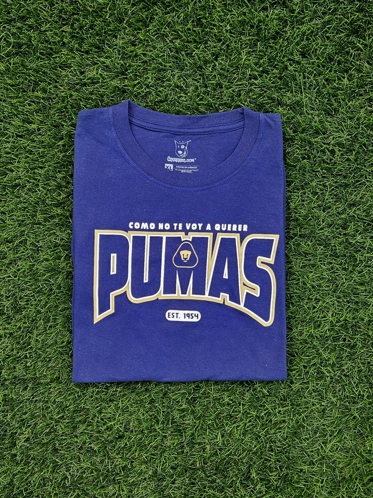 Playera PUMAS COMO NO TE VOY A QUERER Premium Caskarita