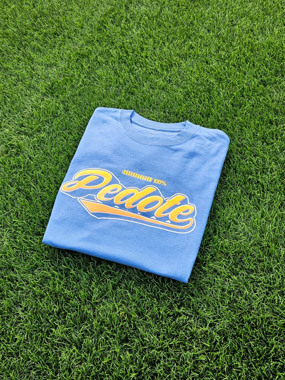 Playera 100% Pedote Azul Caskarita Premium