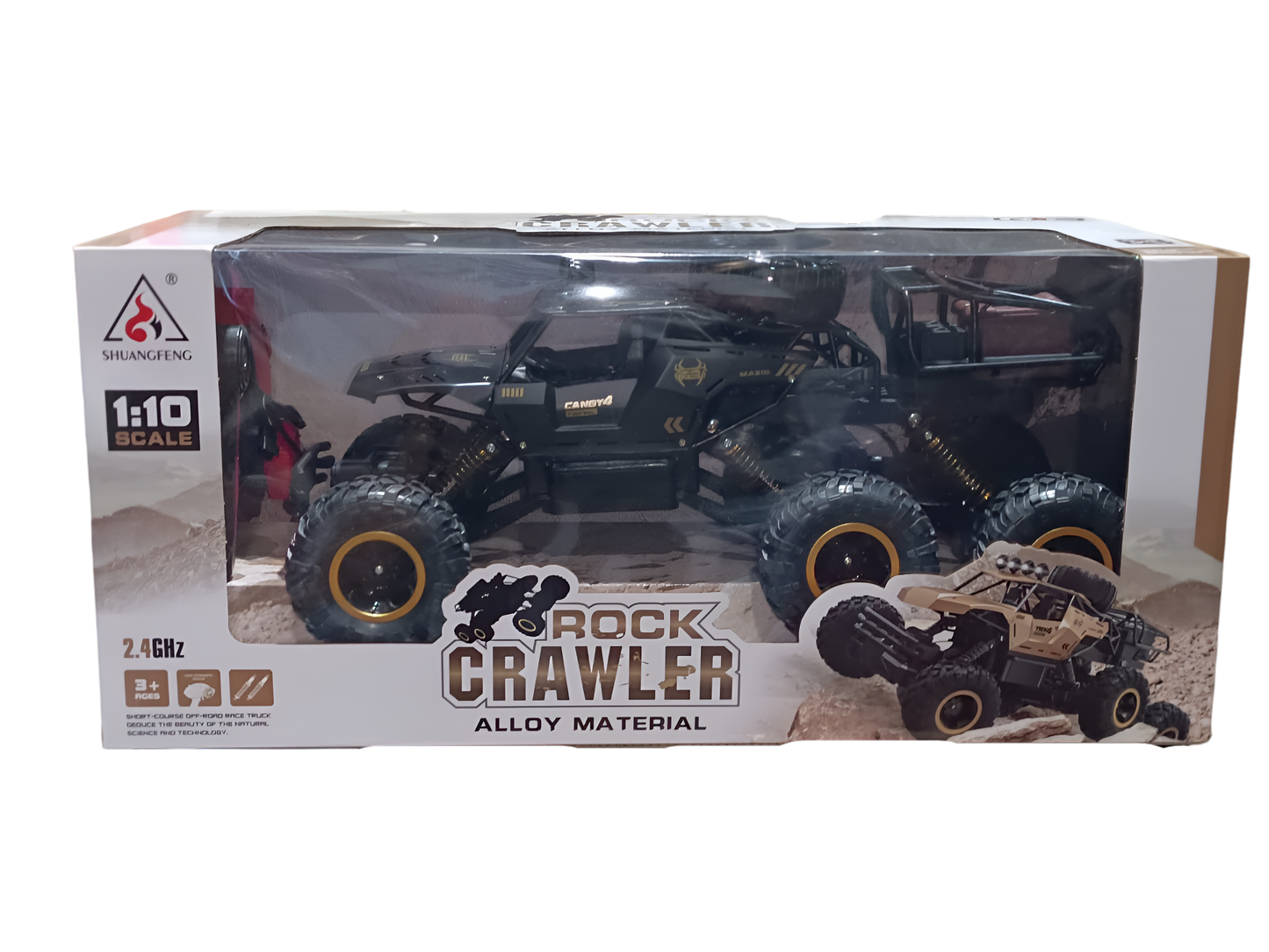 Carro control Remoto Rock Crawler todo terreno Premium 1/10
