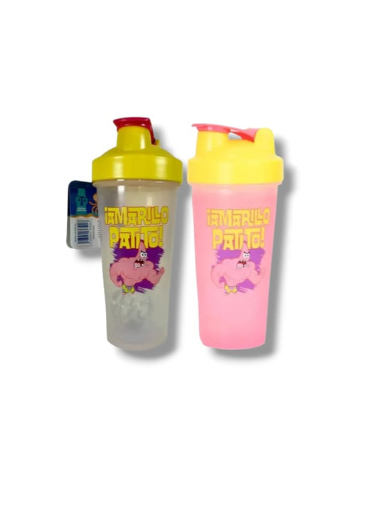 Vaso Agitador Patricio Fuerte Cambia Color Termico Gym 650ml Plus