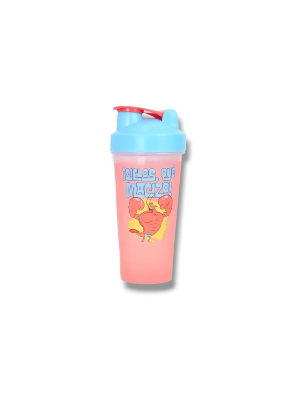 Vaso Agitador Larry La Langosta Color Termico Gym 650ml Premium