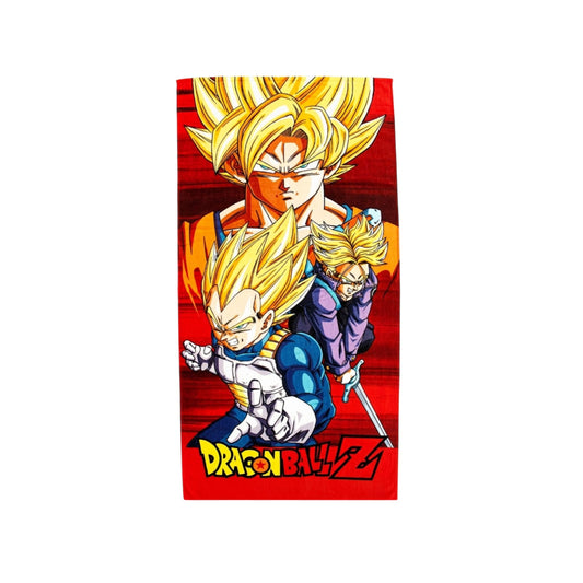 TOALLA DRAGON BALL Z GOKU VEGETA TRUNKS
