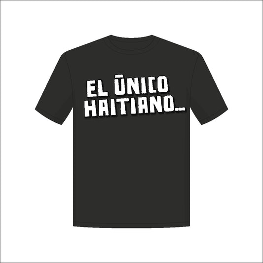 Playera negra Caskarita Único Haitiano Martinoli