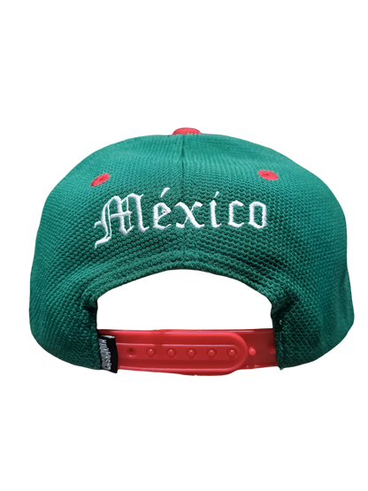 Gorra México Roja y Verde Caskarita Premium