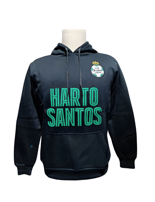 Sudadera Harto Santos Negra Caskarita Premium