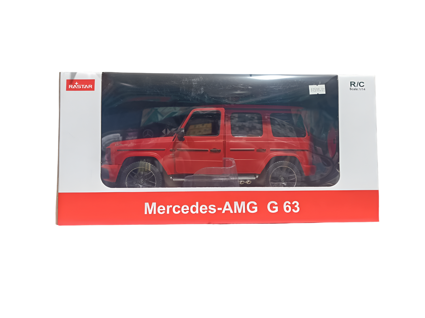 Carro De coleccion Mercedes AMG G 63 Rojo Premium 1/14