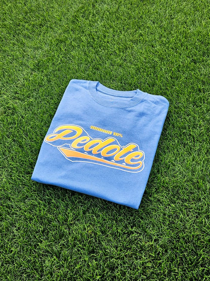 Playera 100% Pedote Azul Caskarita Premium