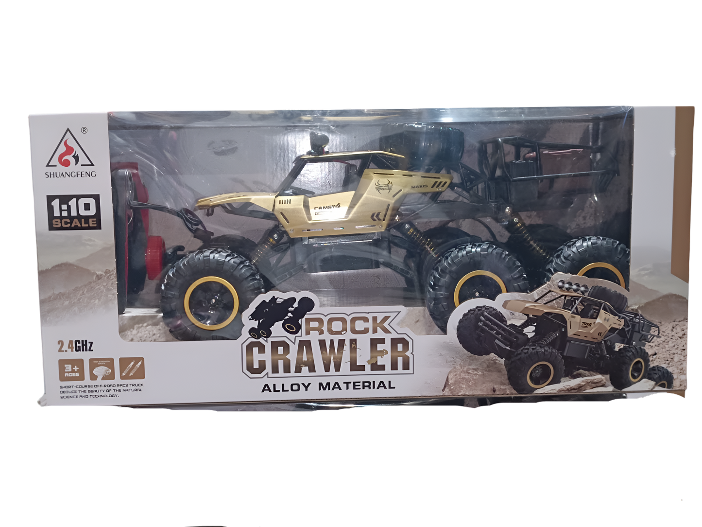 Carro control Remoto Rock Crawler todo terreno Premium 1/10