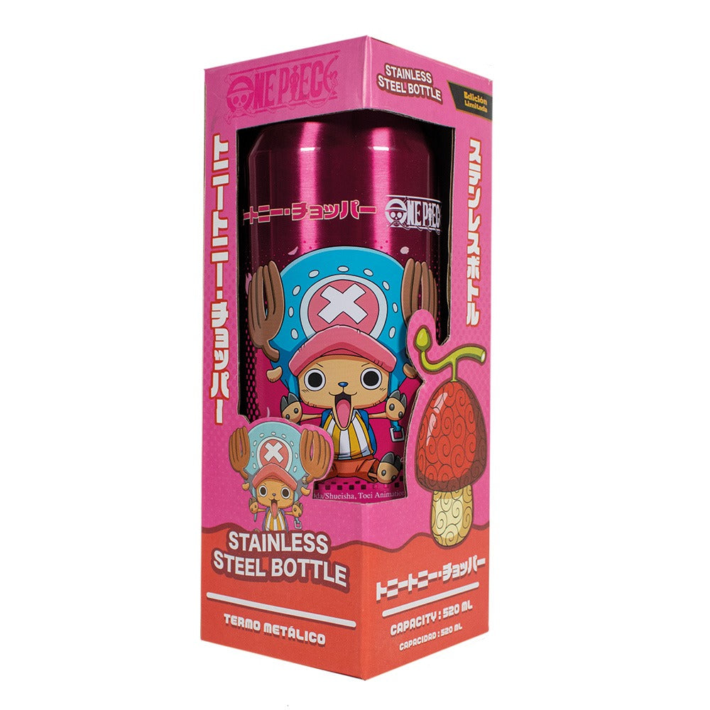 Termo Geek Lab 520 ml lata Tony Tony Chooper Devil Fruit Hito Hito No Mi One Piece