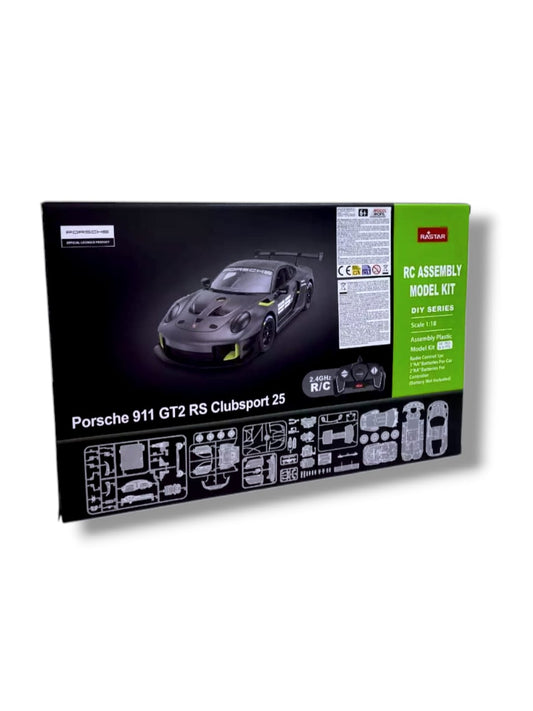 Carro Control Remoto Armable Porsche 911 RS Clubsport Premium 1/18