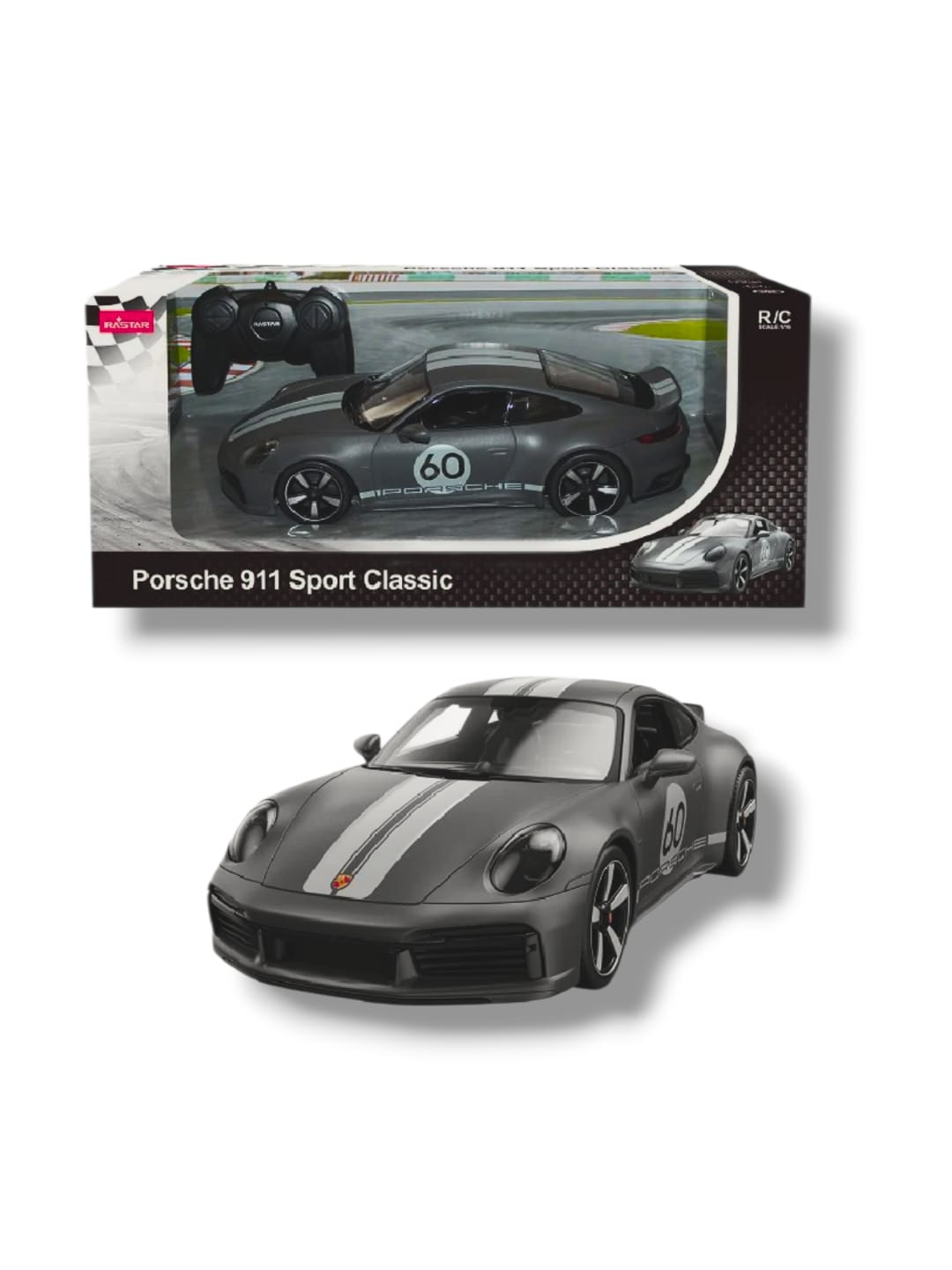 Carro De Control Remoto Porsche 911 Sport Classic Premium 1/16