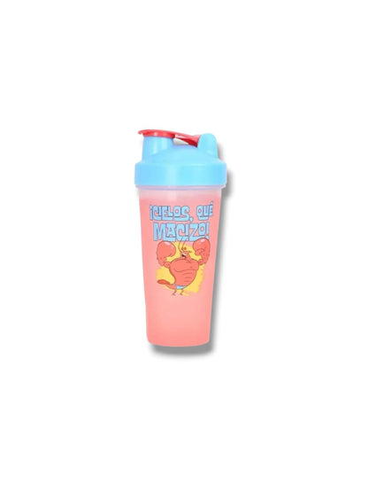 Vaso Agitador Larry La Langosta Color Termico Gym 650ml Premium