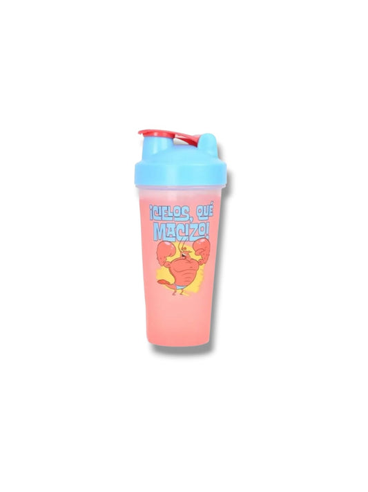 Vaso Agitador Larry La Langosta Color Termico Gym 650ml Premium