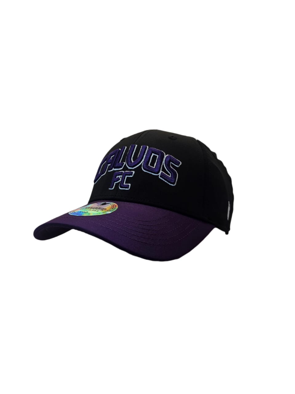 Gorra Calvos letra bordada FC morada original premium