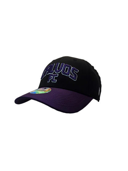 Gorra Calvos letra bordada FC morada original premium