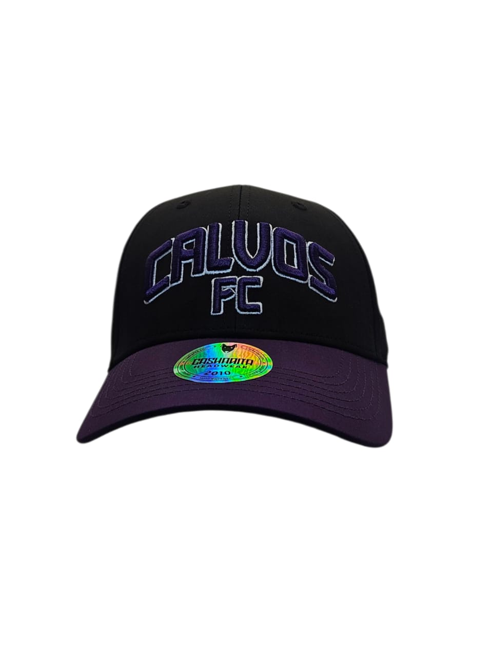 Gorra Calvos letra bordada FC morada original premium