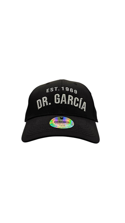 Gorra Doctor Garcia Est. 1969 letras bordadas premium