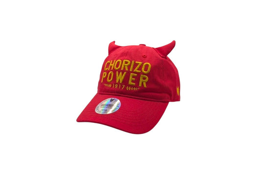 Gorra Chorizo Power con cuernos Toluca Caskarita Premium