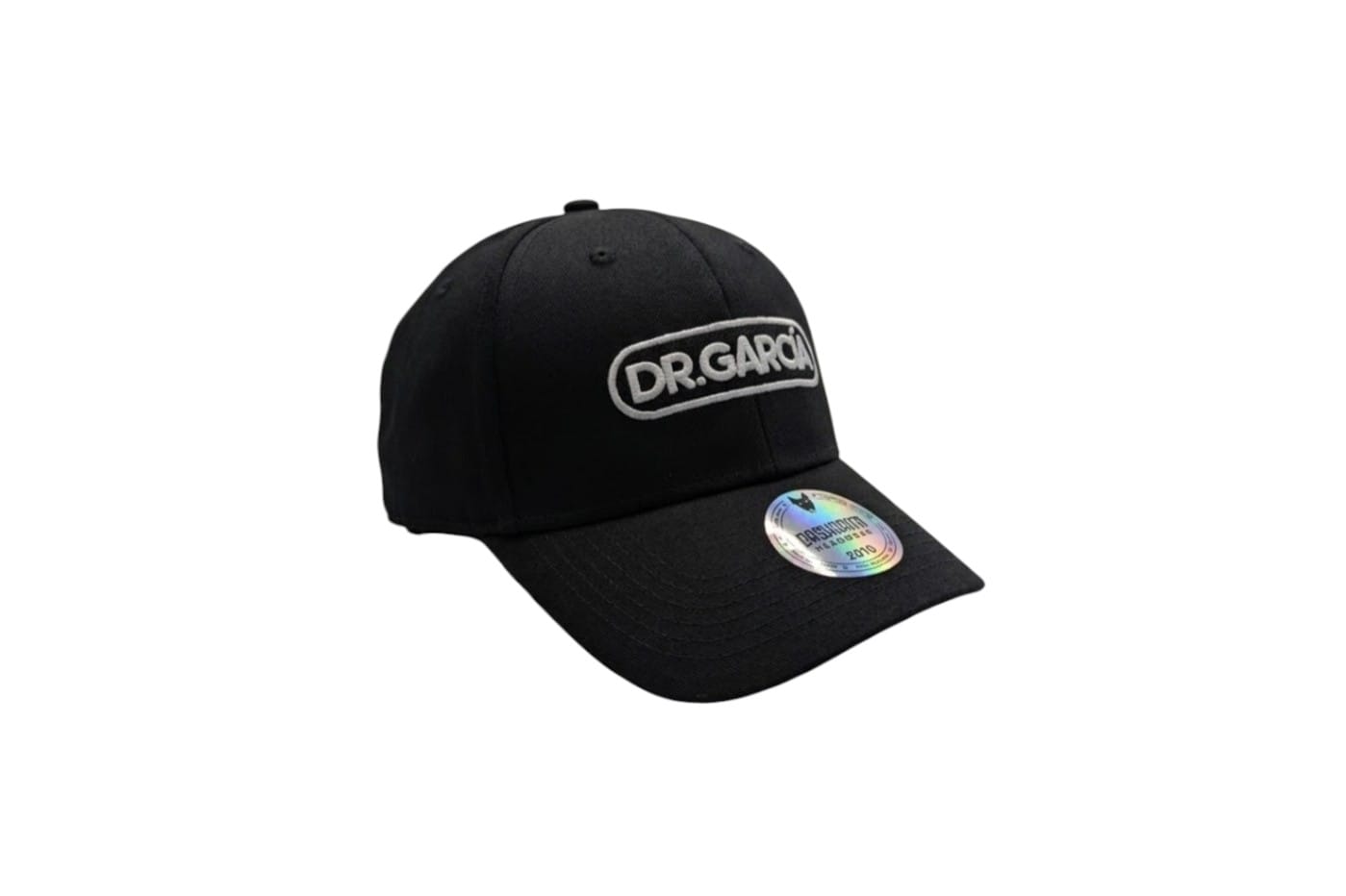 Gorra Dr. García logo Caskarita Bordado Blanco Premium